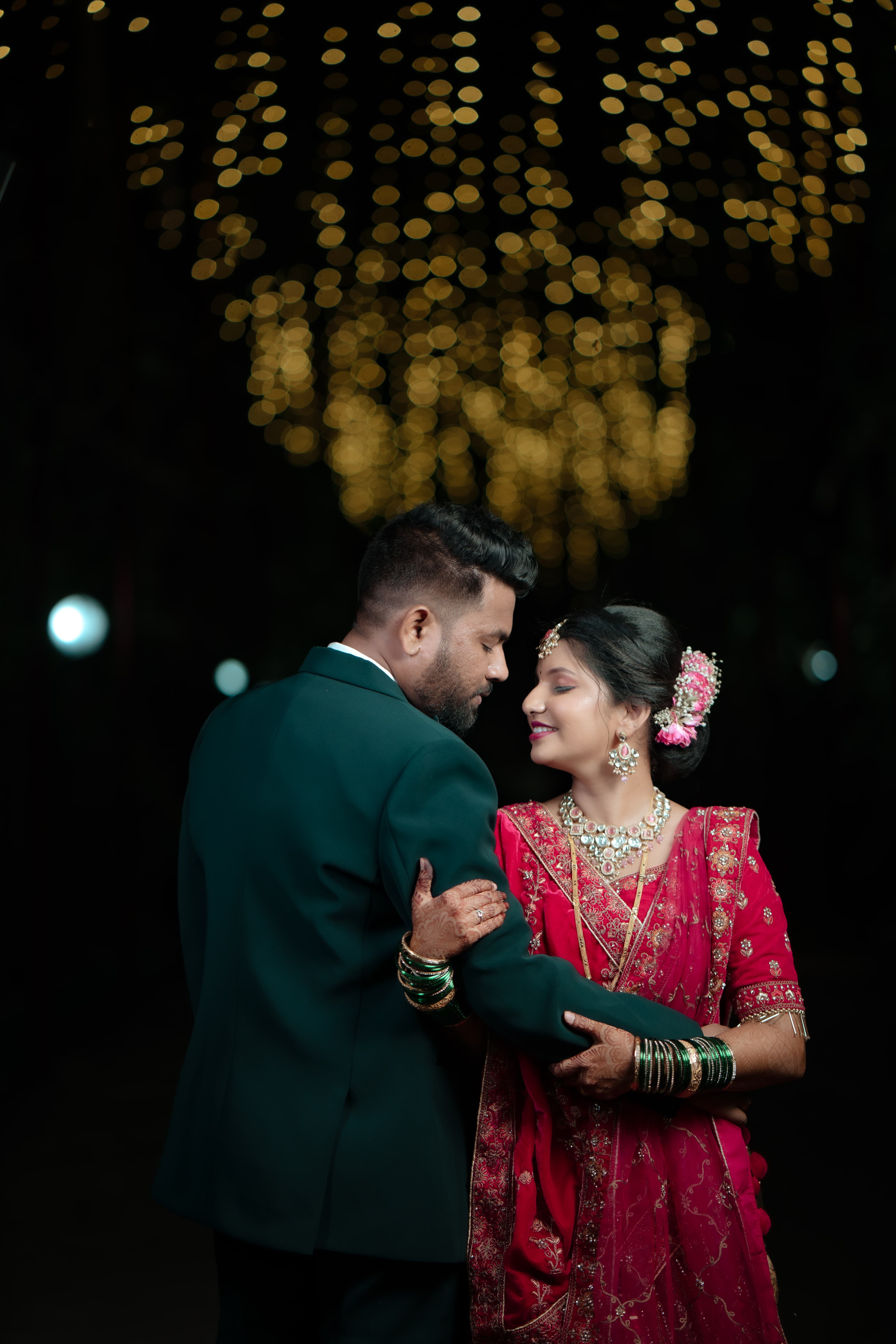 Wedding celebration moment
